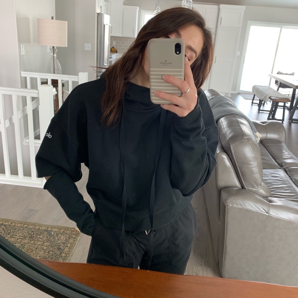 ALO Yoga Hoodie with slits in elbows